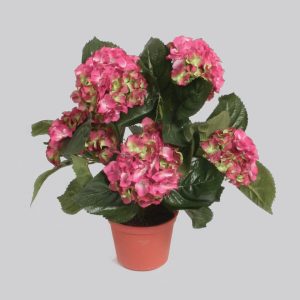 Hydrangea 40 cm (mørk rosa)